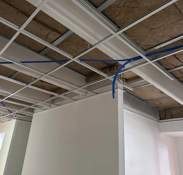 Struttura e isolazione controsoffitto